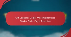 Gift Codes for Gems: Welcome Bonuses, Starter Packs, Player Retention