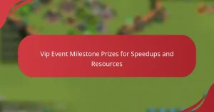 Vip Event Milestone Prizes for Speedups and Resources