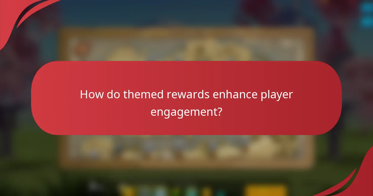 How do themed rewards enhance player engagement?